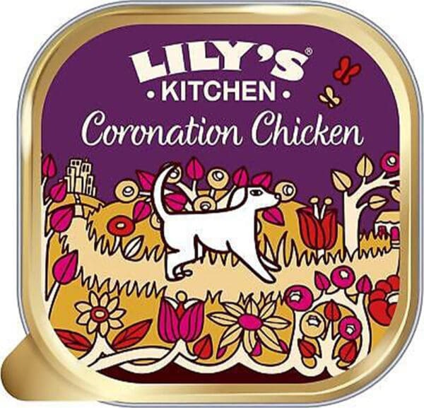 BTO Lily's Kitchen Coronation Chicken Dog Food Tray