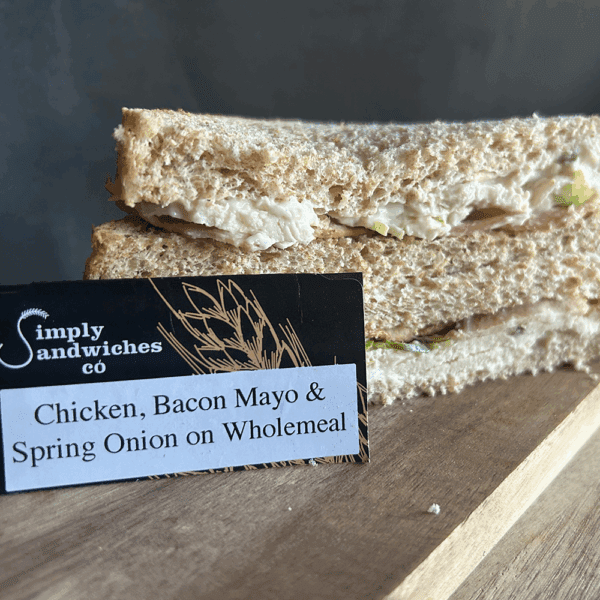 Chicken, Bacon and Mayo Sandwich
