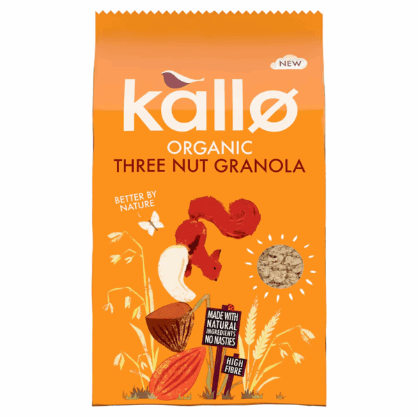 Kallo Organic Three Nut Granola