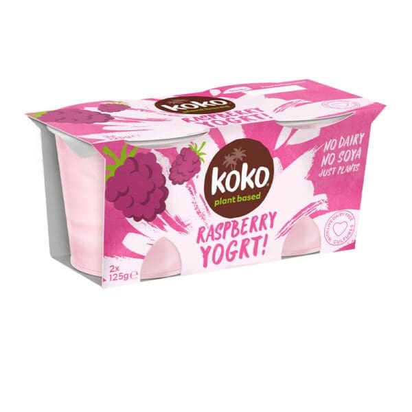 Koko Dairy Free Raspberry Yogurt Alternative