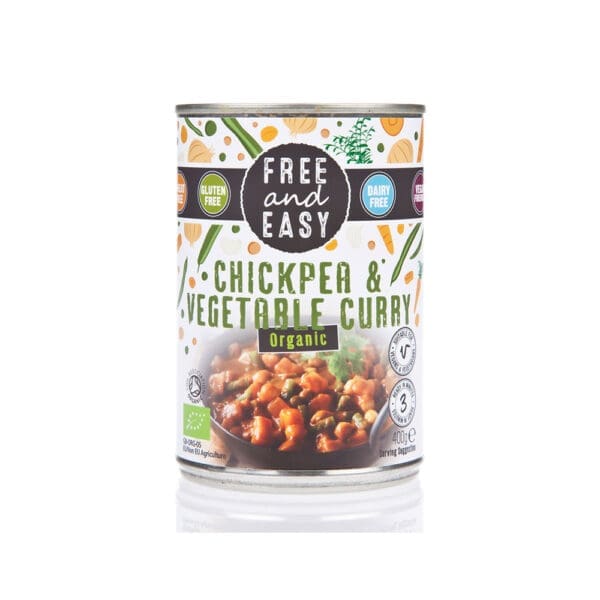 Free & Easy Organic Chick Pea & Veg Curry