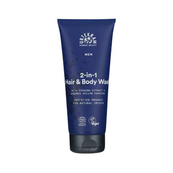 Urtekram Mens Organic Hair & BodyWash