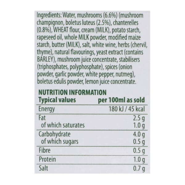 Knorr 100% Soup Wild Mushroom
