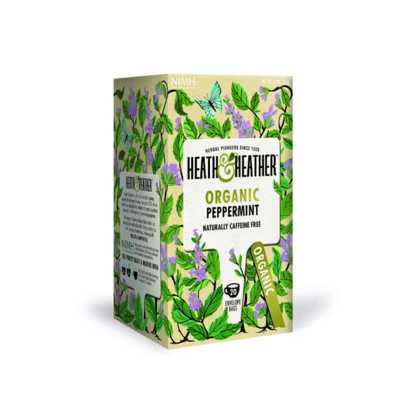 Heath & Heather Organic Peppermint Tea Bags