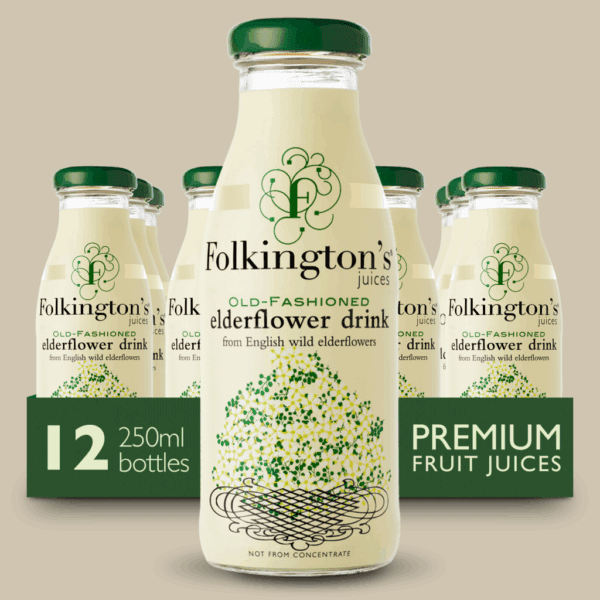 Folkingtons Elderflower Drink Bottle