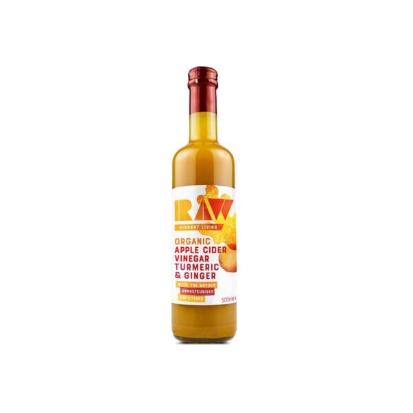 Raw Organic Apple Cider Vinegar with Turmeric