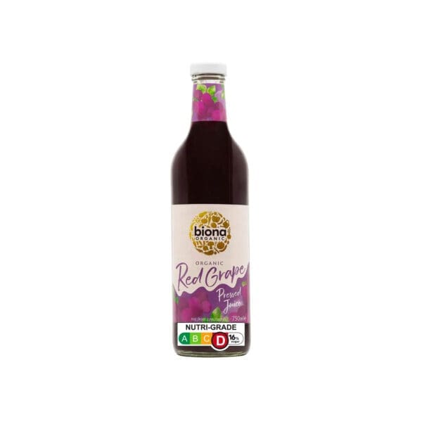 Biona Organic Red Grape Juice Pressed