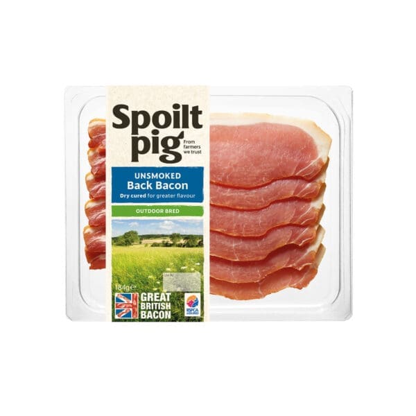 Spoilt Pig Dry Cure Unsmoked Back Bacon