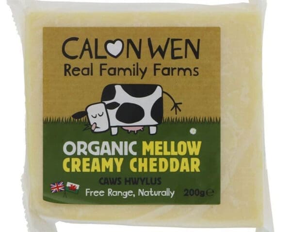 Calon Wen Mellow Cheddar Organic