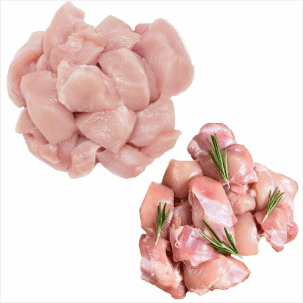 EU Diced Chicken 50/50