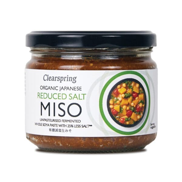 Clearspring Organic Reduced Salt Miso Jar Unpasturised