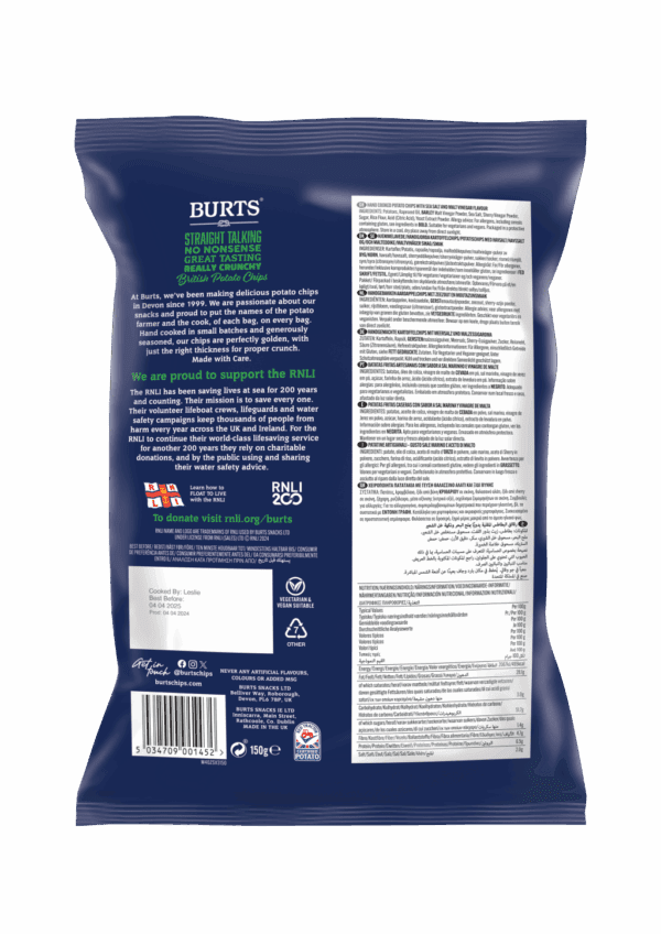 Burts Salt and Vinegar Crisps