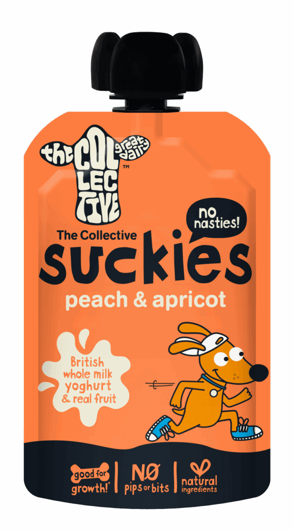 The Collective Peach Apricot Suckies Yogurt Pouch