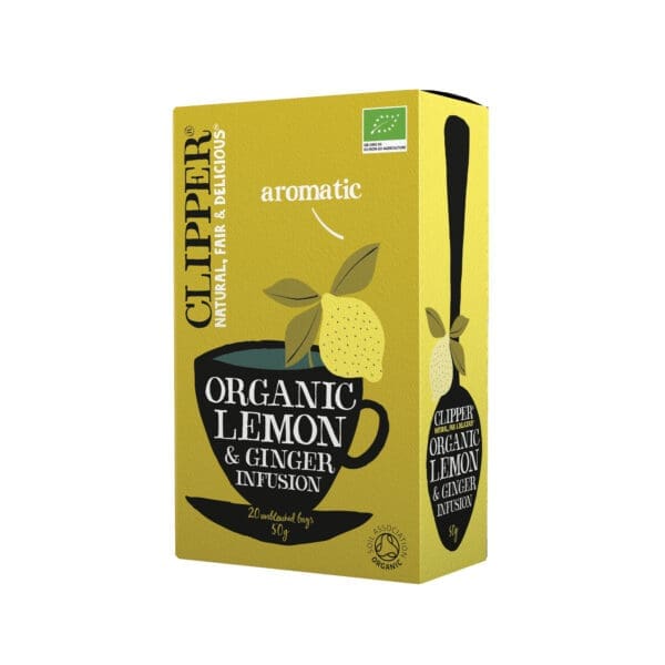 Clipper Organic Lemon & Ginger Teabags