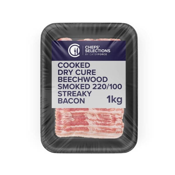 Chefs' Selections Cooked Smoked Streaky Bacon