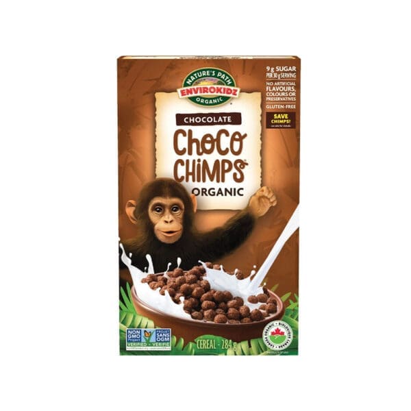 Natures Path Organic Enviro Kidz Chocolate Choco Chimps