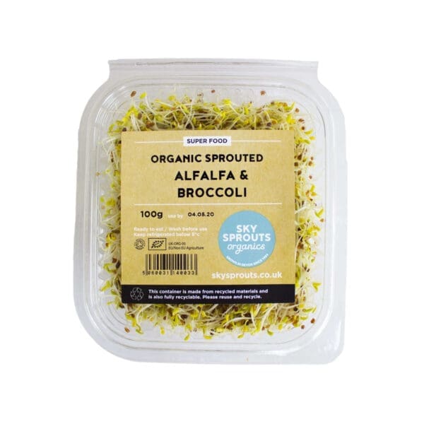 Sky Sprouts Organic Alfalfa and Broccoli Sprouts