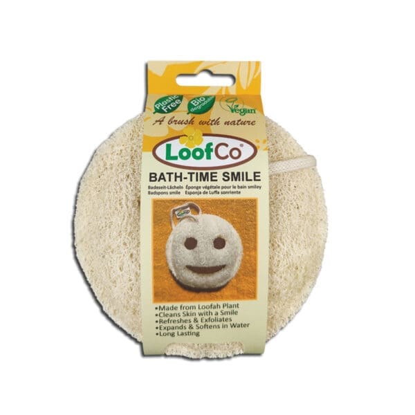 LoofCo Bath Time Loofah Smile