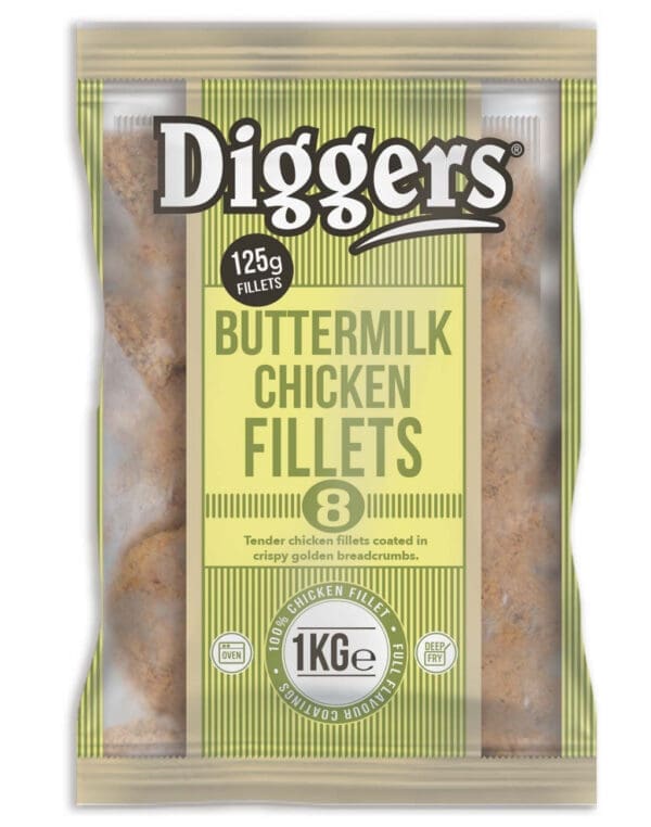 Diggers Buttermilk Chicken Fillet 125g