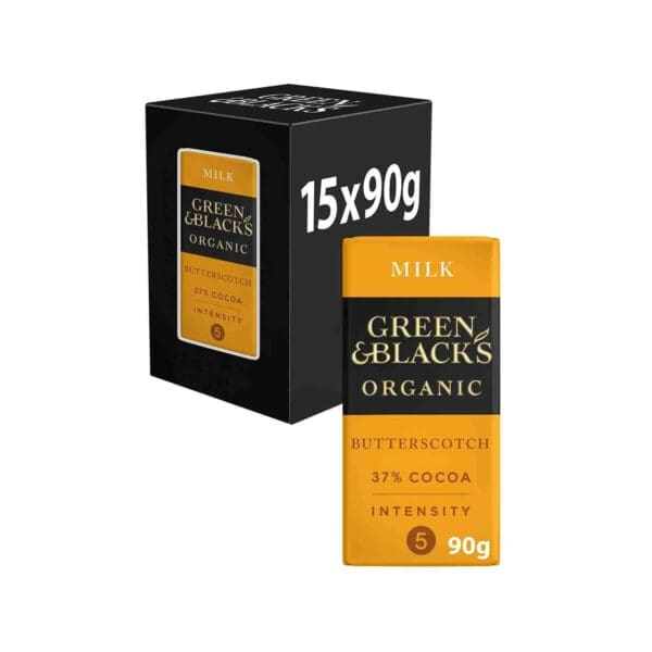 Green & Blacks Organic Milk & Butterscotch Chocolate