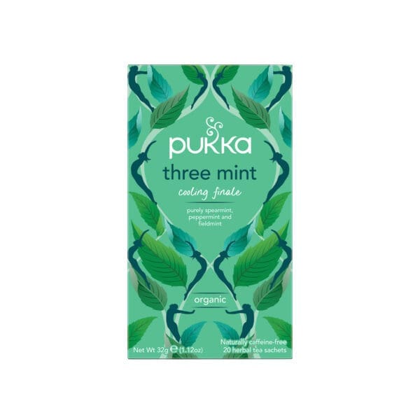 Pukka Organic Three Mint Tea Bags