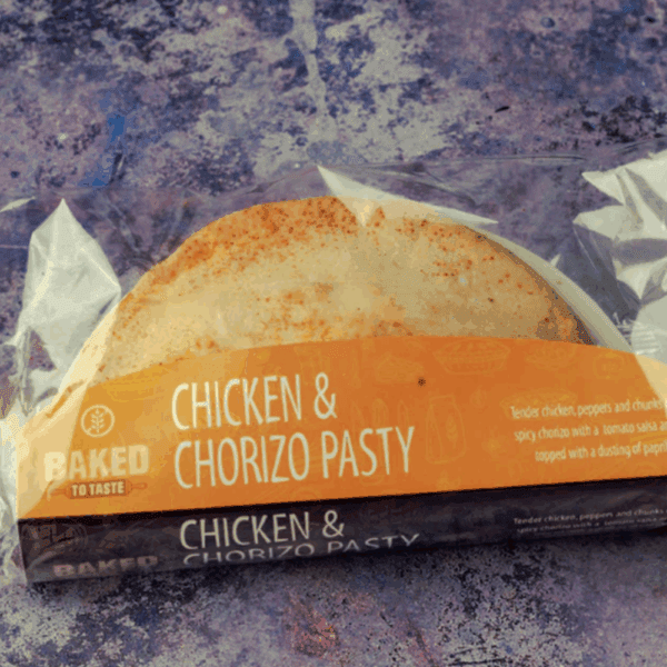 Baked to Taste Chicken and Chorizo Pasty