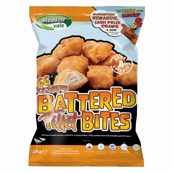 Meadowvale Battered Chicken Fillet Bites