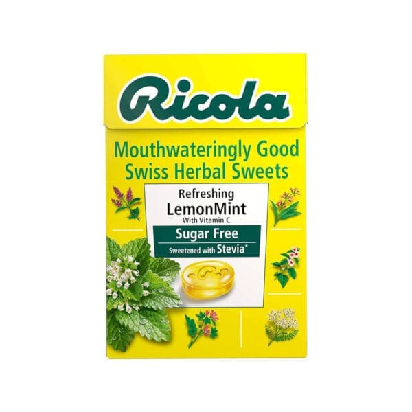 Ricola Sugar Free Lemon & Mint Lozenges with Stevia