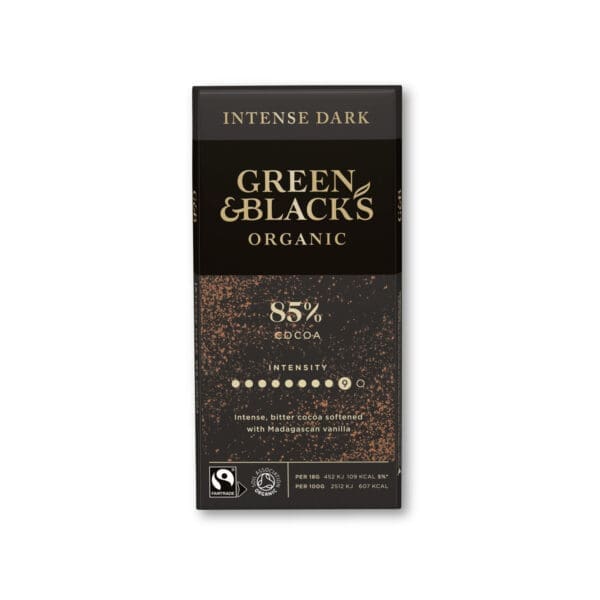 Green & Blacks Organic 85% Cocoa Dark Chocolate