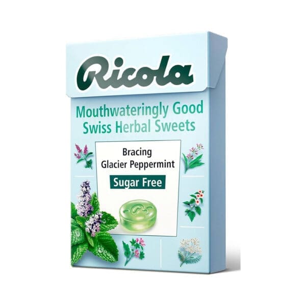 Ricola Sugar Free Glacier Peppermint Lozenge