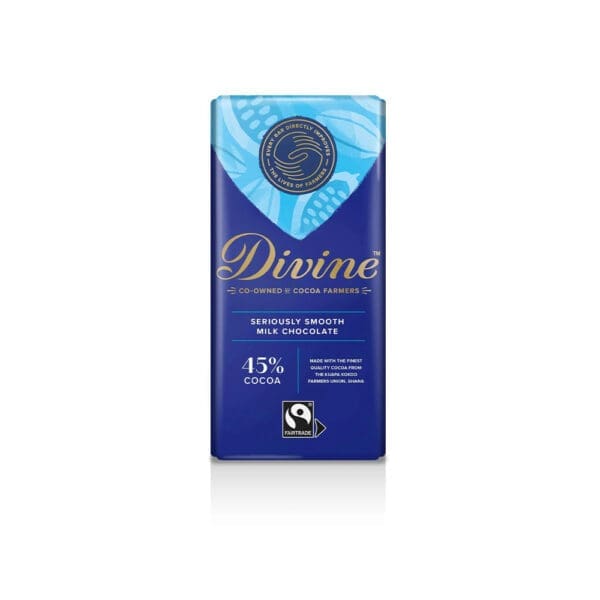 Divine High Cocoa 45% Milk Chocolate Bar
