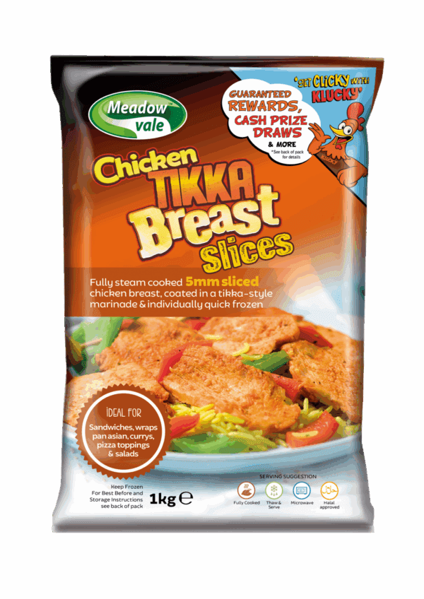 Meadowvale 5mm Sliced Chicken Tikka