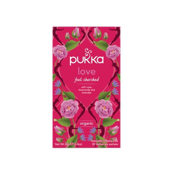 Pukka Organic Love Rose & Chamomile Tea