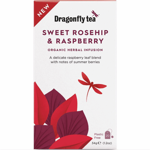 Dragonfly Organic Sweet Rosehip and Raspberry