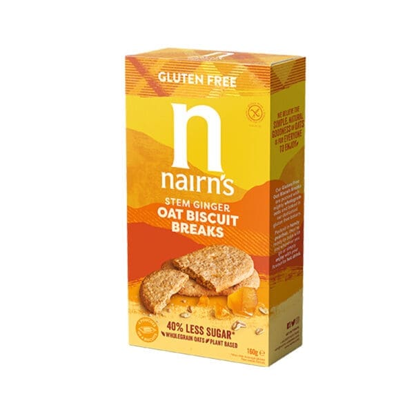 Nairns Gluten Free Stem Ginger Biscuits