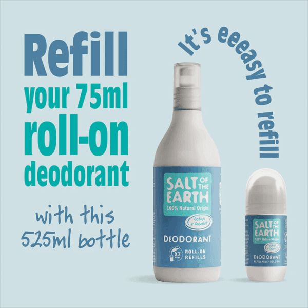 *CLR*Refillable Rollon Refill Ocean Coconut