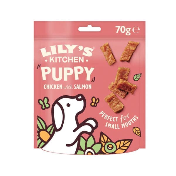 BTO Lily's Kitchen Puppy Chicken and Salmon Nibbles