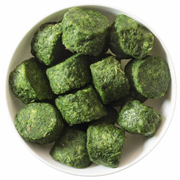 Chopped Spinach Portions
