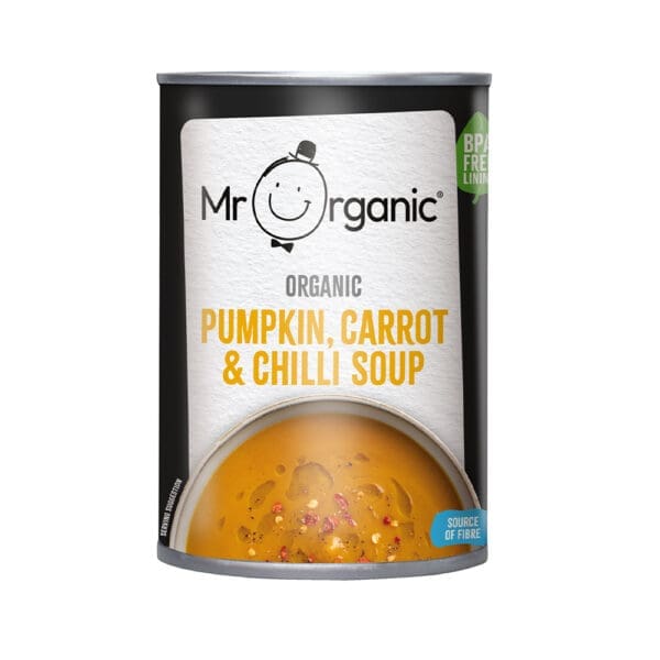 Mr Organic Pumpkin Carrott Chilli Soup