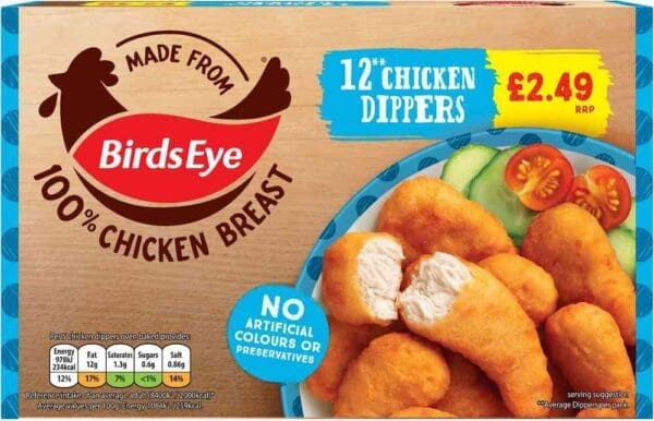 Birds Eye 12 Chicken Dippers PM £2.49