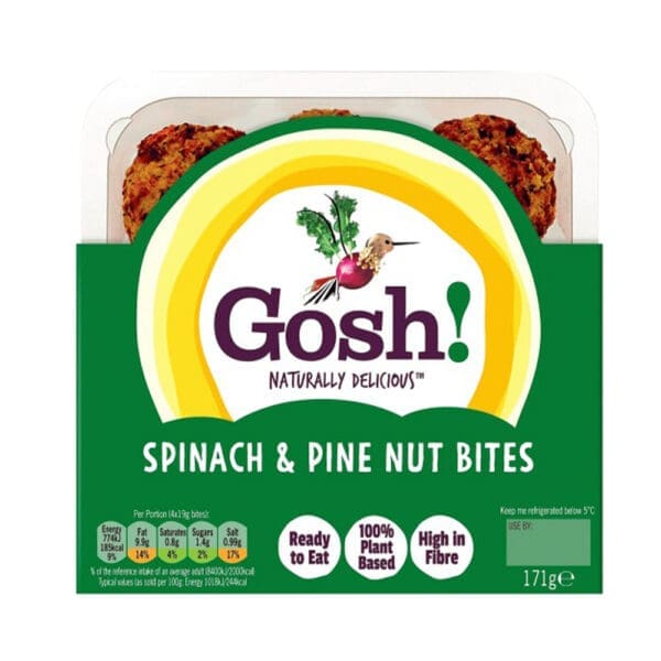 Gosh! Spinach & Pinenut Bites
