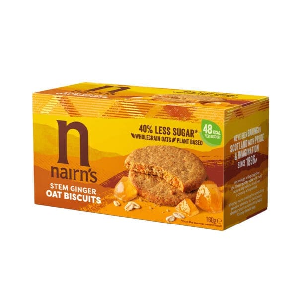 Nairns Stem Ginger Oat Biscuits