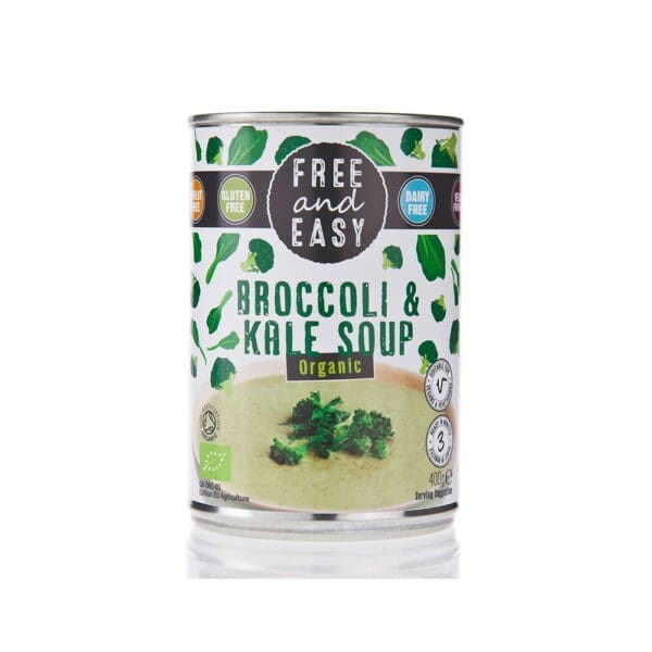 Free & Easy Organic Broccoli & Kale Soup
