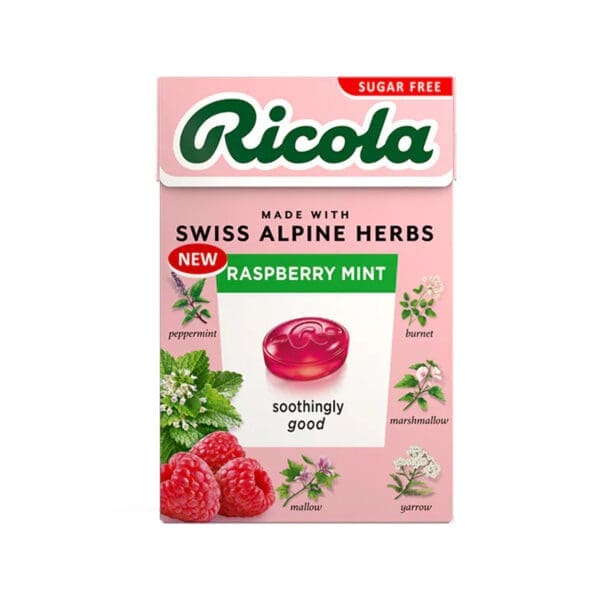 Ricola Sugar Free Raspberry Mint