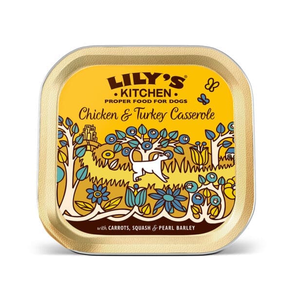 Lily's Kitchen Chicken & Turkey Casserole Dog Food Tray