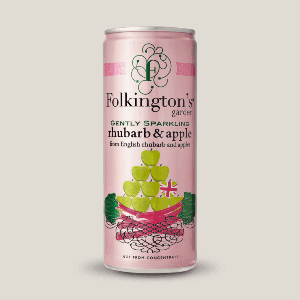 Folkingtons Rhubarb & Apple Can - Image 2
