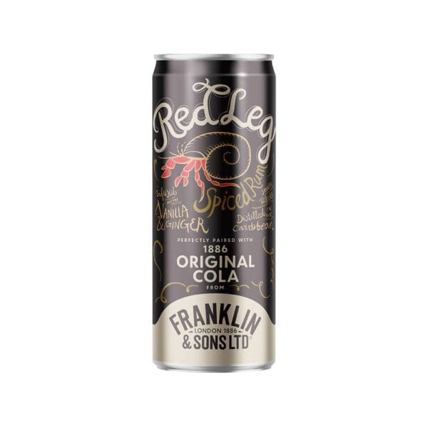Franklins Red Leg Spiced Rum & Original Cola