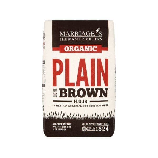 Marriages Organic Light Brown Plain Flour