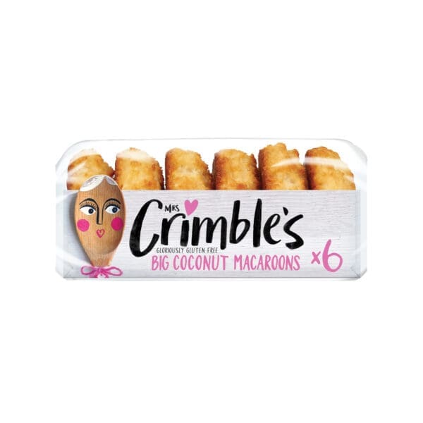 Mrs Crimbles Plain Coconut Macaroon (6)