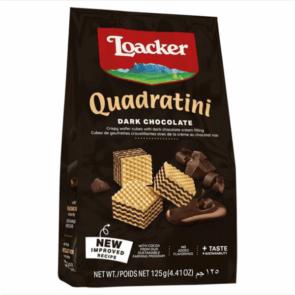 Loacker Dark Chocolate Quadratini